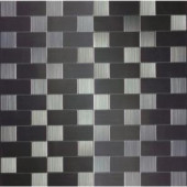 Instant Mosaic Peel and Stick Metal Wall Tile - 2 in. x 6 in. Tile Sample-SAMPLE03-110 206585402