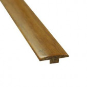 Islander Carbonized 5/8 in. Thick x 2 in. Wide x 72-3/4 in. Length Strand Bamboo T-Molding-6662-4C 204982490