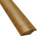 Islander Carbonized 7/16 in. Thick x 2 in. Wide x 72-3/4 in. Length Strand Bamboo Lap Reducer Molding-6662-32C 205166421