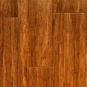 Islander Carbonized Handscraped 9/16 in. Thick x 4 in. Wide x Random Length Engineered Strand Bamboo Flooring (31.51 sq.ft./case)-12-1-003 204907533
