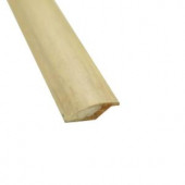 Islander Stained White 5/8 in. Thick x 2 in. Wide x 72-3/4 in. Length Overlap Strand Bamboo Lap Reducer Molding-6671-32WHI 205396851