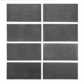 Jeff Lewis 3 in. x 6 in. Honed Basalt Field Wall Tile (8-pieces / pack)-98468 207174608