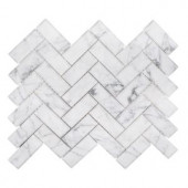 Jeff Lewis Arden 10 in. x 12-1/2 in. x 10 mm Marble Mosaic Tile-98475 207174618