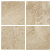 Jeffrey Court Cappuccino 6 in. x 6 in. Marble Floor/Wall Tile (1-Pack/4-Pieces 1 sq. ft.)-99038 202273479