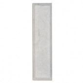 Jeffrey Court Carrara Beveled 4 in. x 16 in. x 10 mm Marble Wall Tile (10.56 sq. ft. / case)-99758 204659951
