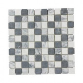 Jeffrey Court Carrara Mix 12 in. x 12 in. x 8 mm Marble Mosaic Floor/Wall Tile-99055 202273496
