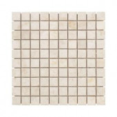 Jeffrey Court Creama 12 in. x 12 in. x 8 mm Mosaic Marble Floor/Wall Tile-99056 202273497