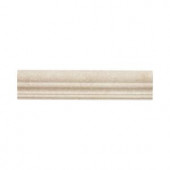 Jeffrey Court Creama 2-5/8 in. x 12 in. Marble Crown Trim Wall Tile-99068 202273509