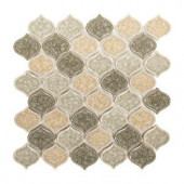 Jeffrey Court Crushed Sunset 10-5/8 in. x 11-5/8 in. x 8 mm Ceramic Mosaic Tile-99349 205948398