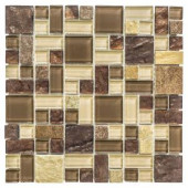 Jeffrey Court Native Ocean 12 in. x 12 in. x 8 mm Marble Mosaic Wall Tile-99650 203774472