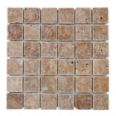 Jeffrey Court Noce 12 in. x 12 in. x 8 mm Travertine Mosaic Floor/Wall Tile-99102 202309915