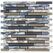 Jeffrey Court Out to Sea 12.5 in. x 12 in. x 8 mm Glass/Metal Mosaic Wall Tile-99582 204659523