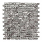 Jeffrey Court Palazzo 11-7/8 in. x 12 in. x 8 mm Glass and Metal Mosaic Wall Tile-99792 205110679