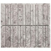 Jeffrey Court Roman Sticks 10.75 in. x 12 in. x10 mm Beige Marble Mosaic Wall Tile-99714 204659685