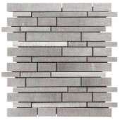 Jeffrey Court Silver Chain 12 in. x 12 in. x 8 mm Metal Mosaic Wall Tile-99589 204659471