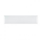 Jeffrey Court Sleet Beveled 3 in. x 12 in. x 8 mm Glass Bevel Wall Tile (1-Pack/4-Pieces/1 sq. ft.)-99262 206955394