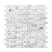 Jeffrey Court Ten Below 11-3/8 in. x 12 in. x 8 mm Stone and Glass Mosaic Tile-96002 207158346