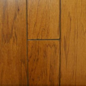 Millstead Hickory Golden Rustic 3/8 in. Thick x 4-3/4 in. Wide x Random Length Engineered Click Hardwood Flooring (33 sq.ft./case)-PF9579 202630245
