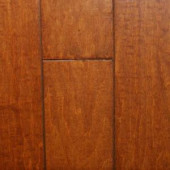 Millstead Take Home Sample - Hand Scraped Maple Spice Engineered Click Hardwood Flooring - 5 in. x 7 in.-MI-617794 203193662