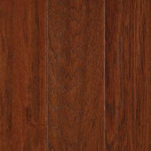 Mohawk Autumn Hickory 3/8 in. T x 5.25 in. W x Random L Soft Scraped Engineered UNICLIC Hardwood Flooring (22.5 sq.ft./ case)-32399-30 203950109