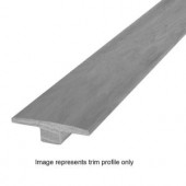 Mohawk Fashion Gray 9/16 in. Thick x 2 in. Wide x 84 in. Length Hardwood T-Molding-HTMDA-05528 206922935