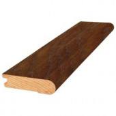 Mohawk Hickory Chocolate 3/4 in. Thick x 3 in. Wide x 84 in. Length Hardwood Flush Stair Nose Molding-HFSTC-05170 204072039
