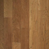 Mohawk Take Home Sample - Hickory Chestnut Scrape Click Hardwood Flooring - 5 in. x 7 in.-UN-358111 203190340