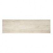 MONO SERRA Listello Ara Bianco 7 in. x 24 in. Porcelain Floor and Wall Tile (19.38 sq. ft. / case)-9711 205867358