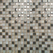 MS International Arctic Cloud 12 in. x 12 in. x 8 mm Glass and Stone Mesh-Mounted Mosaic Tile (10 sq. ft. / case)-SGLS-5/8-06 202515358