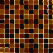 MS International Brown Blend 12 in. x 12 in. x 8 mm Glass Mesh-Mounted Mosaic Tile-THDW1-SH-BR8MM 100664337