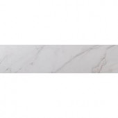 MS International Carrara Matte 6 in. x 24 in. Glazed Porcelain Floor and Wall Tile (14 sq. ft. / case)-NHDCARWHI6X24 206648777