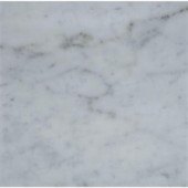 MS International Carrara White 18 in. x 18 in. Honed Marble Floor and Wall Tile (13.5 sq. ft. / case)-TCARRWHT181838H 205762407