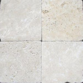 MS International Chiaro 6 in. x 6 in. Tumbled Travertine Floor and Wall Tile (1 sq. ft. / case)-THDW3-T-CH6X6T 100664345