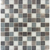MS International Diamond Cove 12 in. x 12 in. x 8 mm Glass Metal Mesh-Mounted Mosaic Tile-GLSMT-DC8MM 202814257