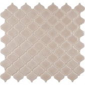 MS International Fog Arabesque 9.84 in. x 10.63 in. x 6 mm Glazed Ceramic Mesh-Mounted Mosaic Tile (10.95 sq. ft. / case)-PT-FOG-ARABESQ 205891739