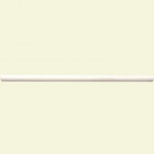 MS International Greecian White 3/4 in. x 12 in. Polished Marble Pencil Molding Wall Tile-THDW1-MP-GRE 100664352