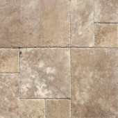 MS International Mediterranean Walnut Pattern Honed-Unfilled-Chipped Travertine Floor and Wall Tile (5 Kits / 80 sq. ft. / Pallet)-TTWAL-PAT-HUFC 204163995