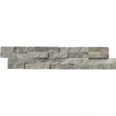 MS International Sage Green Ledger Panel 6 in. x 24 in. Natural Quartzite Wall Tile (10 cases / 60 sq. ft. / pallet)-LPNLQSAGGRN624 206060406