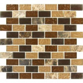 MS International Sonoma Blend 12 in. x 12 in. x 8 mm Glass Stone Mesh-Mounted Mosaic Tile-SGL-SB-8MM 202676665