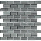 MS International Winter Gray 12 in. x 12 in. x 8 mm Glass Mesh-Mounted Mosaic Tile (10 sq. ft. / case)-GLSB-WG8MM 300333852