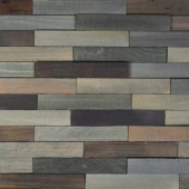 Nuvelle Take Home Sample - Deco Planks Old Forest Pewter Solid Wall Planks Hardwood Flooring - 5 in. x 7 in.-SC-194863 300234471