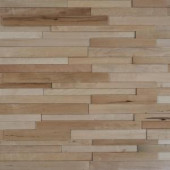 Nuvelle Take Home Sample - Deco Strips Bisque Engineered Hardwood Wall Strips - 5 in. x 7 in.-SC-194851 300234470