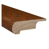 Oak Mink 0.81 Thick x 3 in. Wide x 78 in. Length Hardwood Lipover Stair Nose Molding-LM5929 202034755