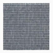 Solistone Atlantis Beluga Dark 11-3/4 in. x 11-3/4 in. x 6.35 mm Glass Mesh-Mounted Mosaic Floor and Wall Tile (9.58 sq.ft./case)-9150f 205050803