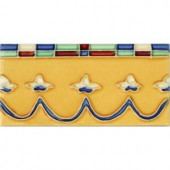 Solistone Hand-Painted Coronita Deco 3 in. x 6 in. Ceramic Wall Tile (1.25 sq. ft. / case)-CORONITA 3X6 206069921