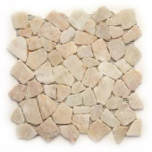 Solistone Indonesian Alor Crystal 12 in. x 12 in. x 6.35 mm Natural Stone Pebble Mesh-Mounted Mosaic Tile (10 sq. ft. / case)-6004 100632900