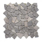 Solistone Indonesian Balinese Nights 12 in. x 12 in. x 6.35 mm Natural Stone Pebble Mesh-Mounted Mosaic Tile (10 sq. ft. / case)-6011 100632904