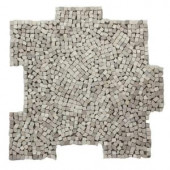 Solistone Palazzo Flavia 12 in. x 12 in. x 6.35 mm Decorative Pebble Mosaic Floor and Wall Tile (10 sq. ft. / case)-6101 205012977