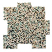 Solistone Palazzo Nettuno 12 in. x 12 in. x 6.35 mm Decorative Pebble Mosaic Floor and Wall Tile (10 sq. ft. / case)-6103 205012979
