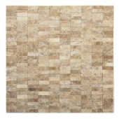 Solistone Post Modern Degas 12 in. x 12 in. x 6.35 mm Marble Mesh-Mounted Mosaic Wall Tile (10 sq. ft. / case)-4026fs 205012990